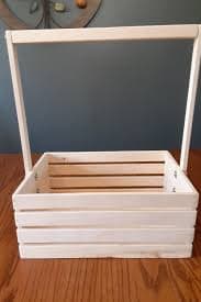 Wooden Hamper Basket