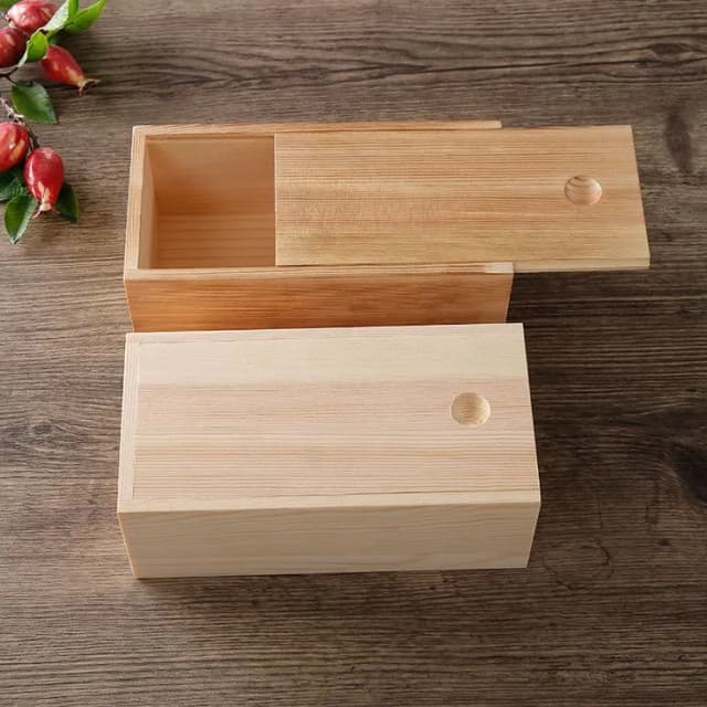 Wooden Lid Box